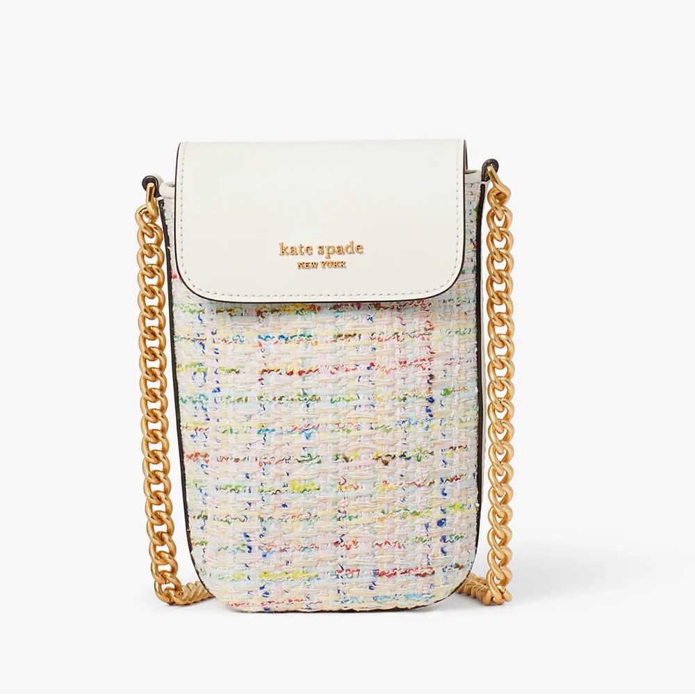 NWT Kate Spade New York Steffie Tweed North South Phone Crossbody - so cute!